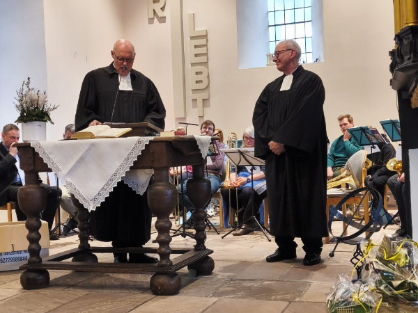 Superintenden Hauptmeier verabschiedet Peter Thimm