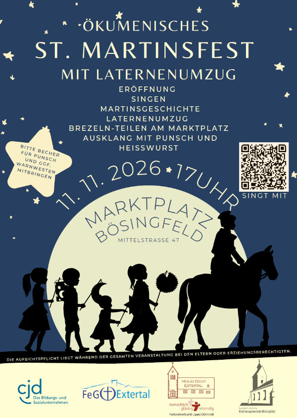 Plakat zum Martinsfest